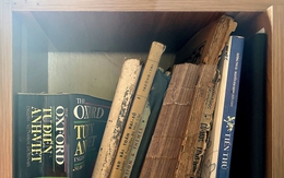 Tủ sách song hành theo cuộc đời ngoại