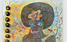 Bức tranh bằng phân voi dự kiến đấu giá được hơn 52 tỉ đồng