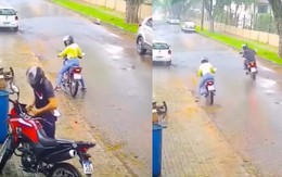 Bạn gái của tên trộm bị bắt vì xe máy hư