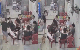 Thanh niên ngồi nhậu bị nữ chủ quán tát u đầu vì đùa quá trớn