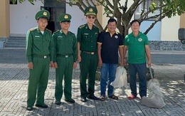 Rái cá quý hiếm 'đi lạc' vào doanh trại bộ đội biên phòng