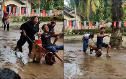 Cười sảng với giải đua xe rùa vùng quê