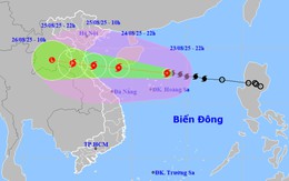 Bão số 5 tiếp tục mạnh lên đầu cấp 11, vào gần bờ sẽ đạt cường độ mạnh nhất