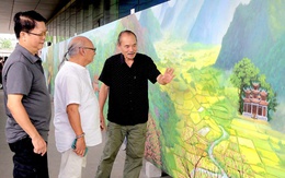 Ngắm khắp một vòng Việt Nam qua bức tranh dài hơn 300m của họa sĩ Ngô Bá Hoàng