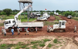 Đội Công binh số 3 Việt Nam vượt khó hoàn thành tốt kiểm tra COE tại Phái bộ UNISFA