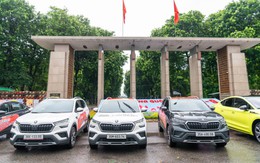 Đoàn xe Skoda 'vượt bão' về Hà Nội, khép lại gần 2.500km hành trình 'Từ Độc Lập tới Thống Nhất'