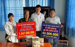 Người đàn ông cưu mang 'vợ nhặt' 11 năm đã nhận 1,59 tỉ đồng từ nhà tài trợ