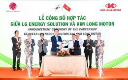 Kim Long Motor Huế hợp tác LG Energy Solution sản xuất pin xe điện