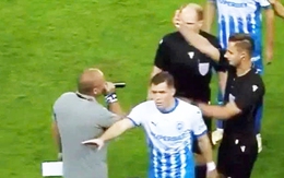 Bình luận viên bị… thẻ đỏ trong trận đấu Conference League