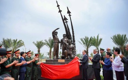 Bộ Quốc phòng gắn biển cụm tượng tri ân chuyên gia quân sự Liên Xô, Cuba