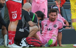 Bóng đá Mỹ nhốn nháo khi Lionel Messi phải rời sân ở phút 11