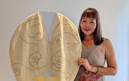 Ngắm thiết kế đặc biệt từ tấm vải do con tằm tự nhả tơ và dệt