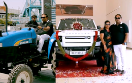 Nông dân lái máy cày đi mua xe Land Rover Defender tiền tỉ