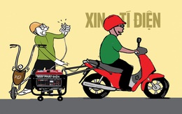 Cho anh xin tí điện!