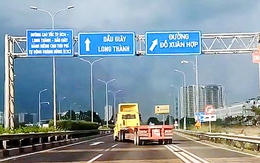 Xác minh clip xe đầu kéo lạng lách, đánh võng trên cao tốc TP.HCM - Long Thành - Dầu Giây