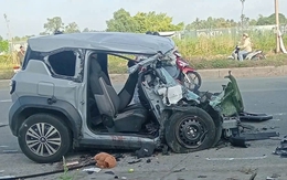 Hai người tử vong, một người bị thương nặng sau khi ô tô húc đuôi xe chở rác
