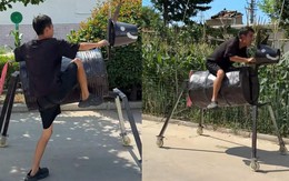 Chàng trai cưỡi ngựa sắt phiên bản tự chế