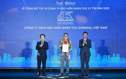 Generali Việt Nam vào Top 10 Công ty Bảo hiểm uy tín năm 2025