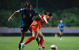 U20 nữ Việt Nam ghi bàn thắng khó tin ở vòng loại châu Á