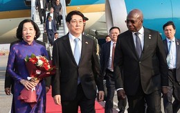 Chủ tịch nước Lương Cường bắt đầu thăm cấp nhà nước Angola