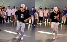 Chàng trai nhảy dây 'nghệ cả củ'