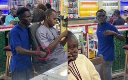 Đạo chích nhanh trí trả lại tiền khi thấy cameraman bắt quả tang