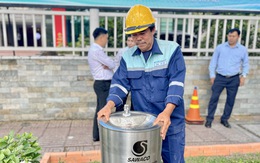 Phường Xuân Hòa lắp 4 trụ uống nước tại vòi, mát lòng  người đi đường ngày nắng nóng