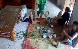 Bố chán không buồn nói khi con trai làm đổ nồi canh