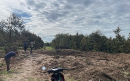 Bom cũ phát nổ trong vườn sầu riêng ở Tây Ninh