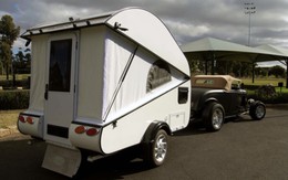 Nhà di động nhẹ đến mức có thể kéo đi bằng xe đạp, đủ cho 2 người ở