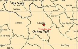 Động đất 4,5 độ và 3 độ ở Quảng Ngãi