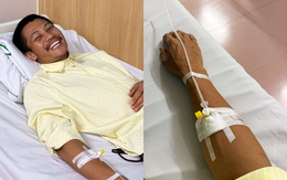 Anh Tạ 'Mưa đỏ' nhập viện vì nhiễm cúm A