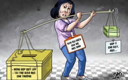 'Cầm xấp giấy lấy chữ ký đồng thuận các khoản thu buổi họp phụ huynh đầu năm, lòng tôi nặng trĩu'