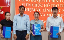 Sở Nông nghiệp và Môi trường Quảng Ngãi biệt phái 9 cán bộ về xã hỗ trợ chuyên môn