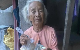 Sẻ chia quà 100.000 đồng, người nhận xúc động, người trao rộn niềm vui