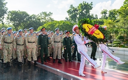 Đội công binh số 4 hứa quyết tâm với Bác trước khi lên đường nhận nhiệm vụ