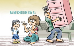 Phụ huynh chơi lớn sắm nguyên cái tủ để đựng đồng phục