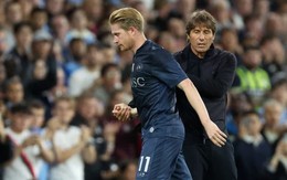 HLV Conte: 'Số phận nghiệt ngã với De Bruyne, thẻ đỏ hủy hoại trận đấu'