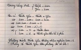 Ảnh vui 19-9: Toán học khi kết hợp Tiếng Anh kiểu...