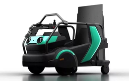 Xe điện 'tí hon' chuyên dùng pin cũ: Nhỏ bằng nửa Wuling Mini EV, chạy 50km/lần sạc