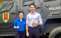 'Soái ca cảnh vệ' Phùng Thế Văn gây sốt khi hát cùng Phương Thanh