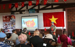 Tiếng quốc ca Việt Nam vang lên đầy tự hào giữa lòng Trung Phi ngày Quốc khánh