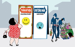 Giải pháp tạm thời ở chợ công nhân