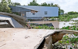 Chủ nhà kể nỗi kinh hoàng vụ sạt lở trong đêm trên sông Tiền