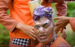 2 ngày 1 đêm: Dùng màng bọc thực phẩm quấn kín mặt, dân mạng lo trẻ bắt chước