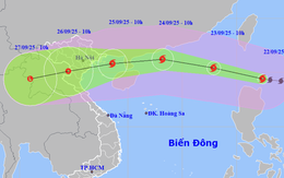 Ragasa vào Biển Đông đêm nay, dự báo 25-9 là thời điểm mưa to gió mạnh nhất ở Quảng Ninh - Hà Tĩnh