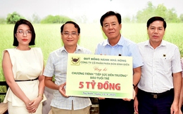 Công ty cổ phần phân bón Bình Điền trao Tuổi Trẻ 5 tỉ đồng tiếp sức đến trường