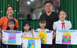 Họa sĩ Nhật đến Côn Đảo dạy vẽ tranh