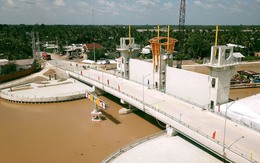 Cống Cái Hàng phục vụ 5.000ha cây ăn trái, hoa kiểng của người dân Vĩnh Long