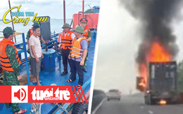 Điểm tin 18h: Không chủ quan với bão Ragasa; Container  cháy trên cao tốc Trung Lương - Mỹ Thuận